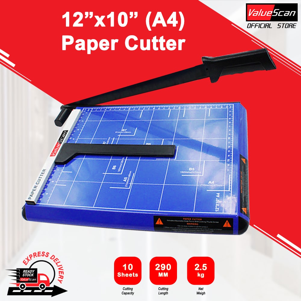 Valuescan YIDE/ORIGIN 12" X 10" (A4) Paper Cutter / Sheet Trimmer - without clamping guide