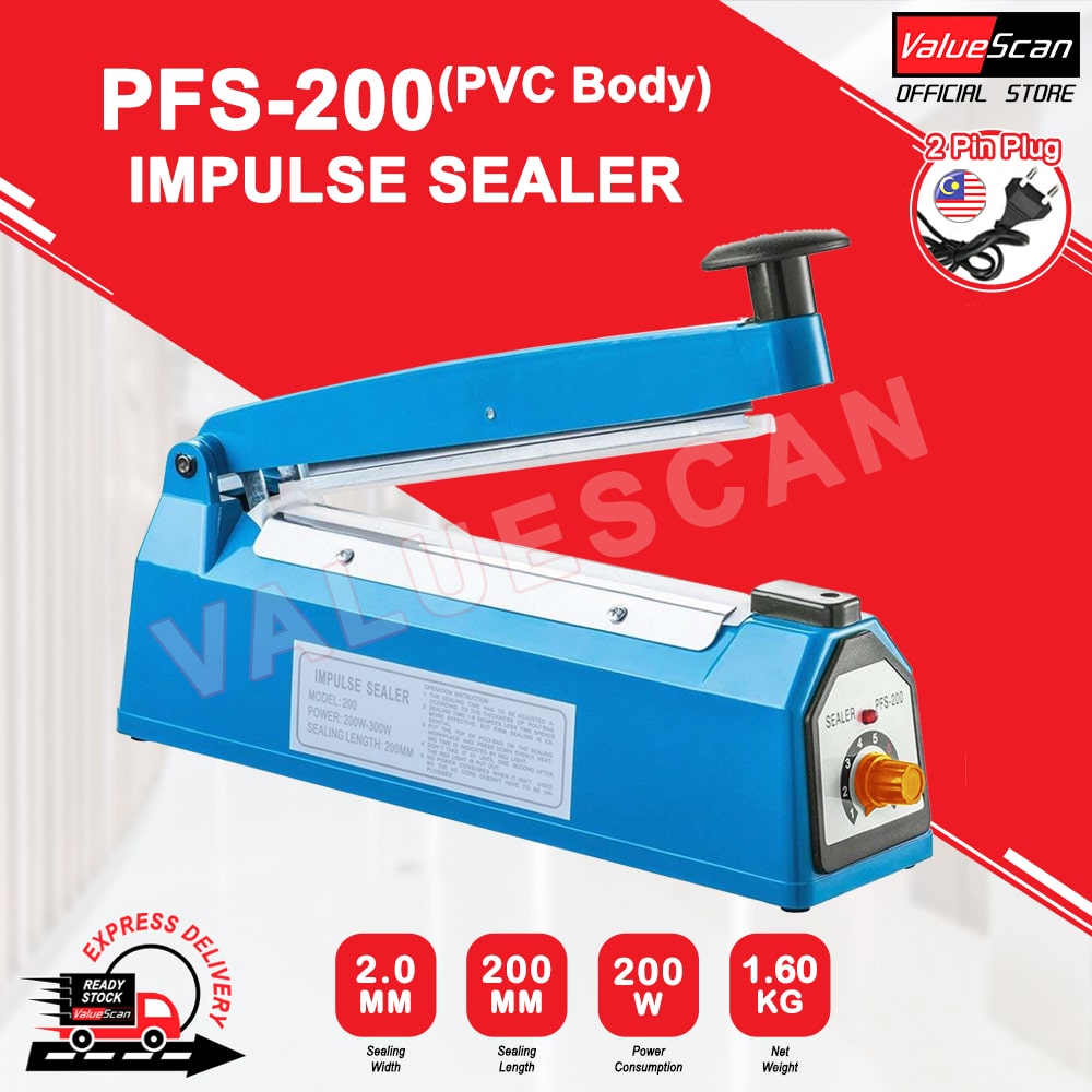ValueScan PFS-200 Impulse Sealer / Sealing Machine