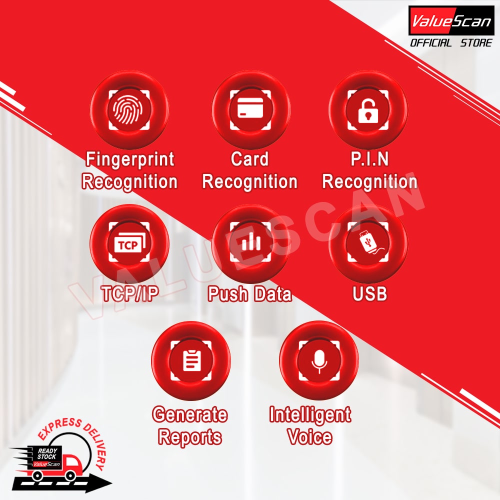 ValueScan FP-30 Time Attendance / Time Recorder System