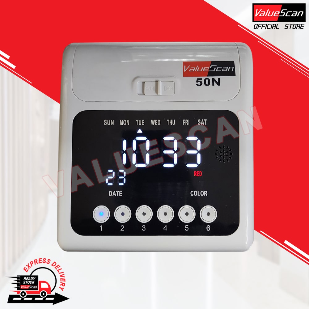 Valuescan 50A -Analog / 50N - Digital Time Recorder / Punch Card Machine