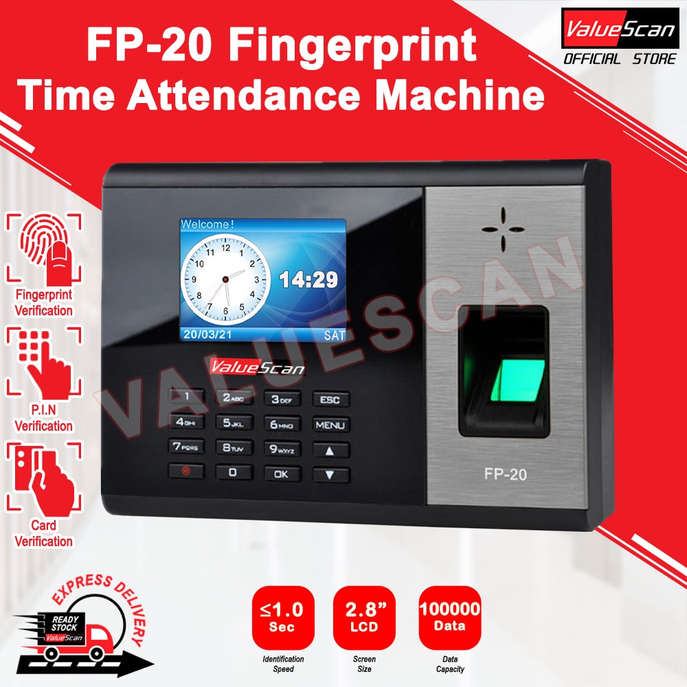 ValueScan FP-20 Fingerprint Time Attendance