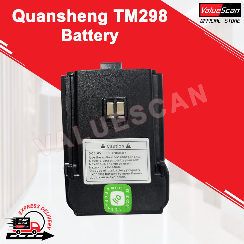 Battery for Quansheng TM-298 Walkie Talkie