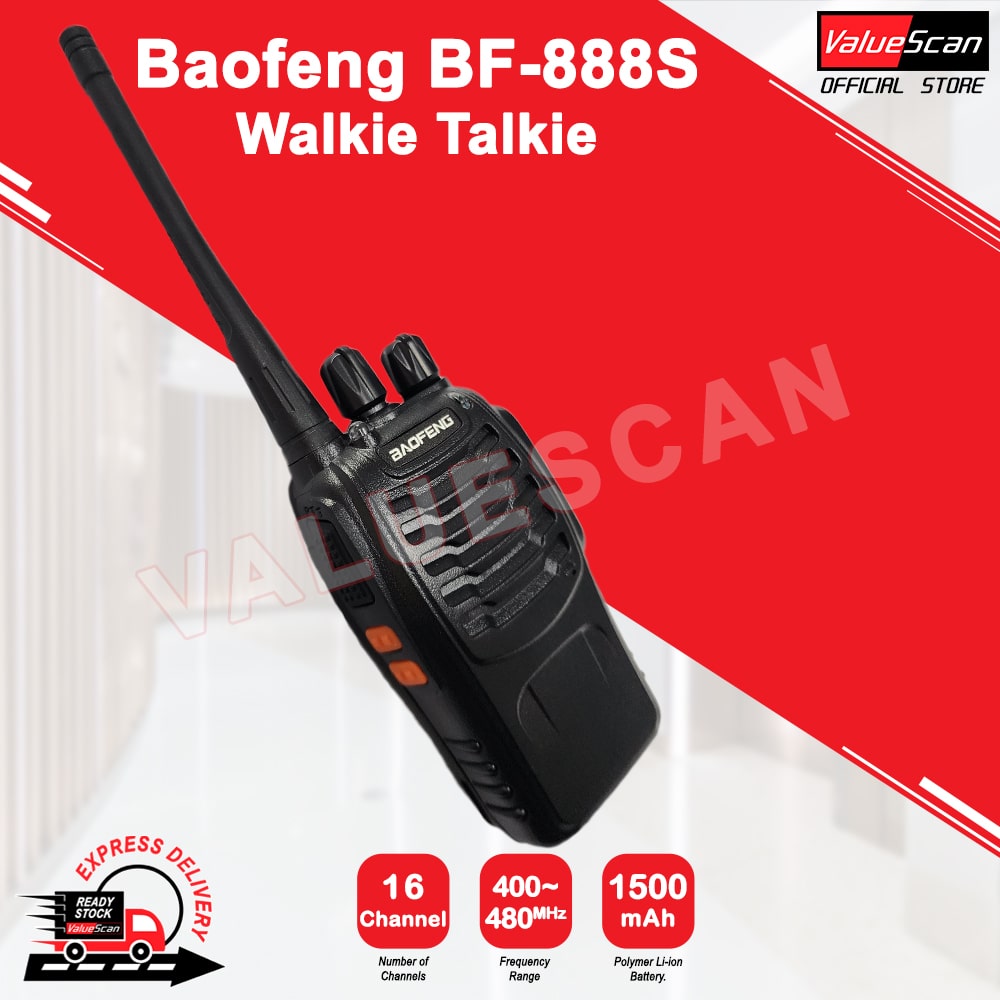 BAOFENG BF-888S Walkie Talkie ( ONE UNIT)