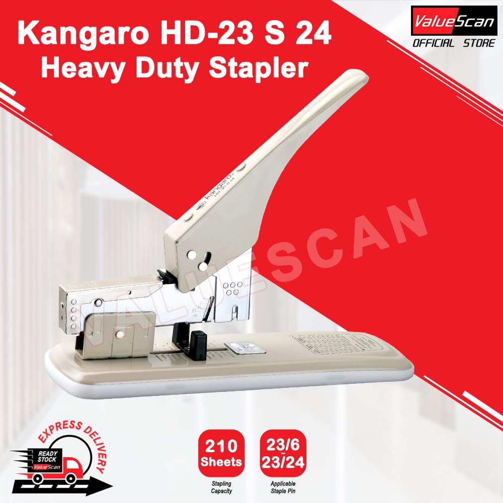 KANGARO HD-23S24 Heavy Duty Stapler - 210 Sheets