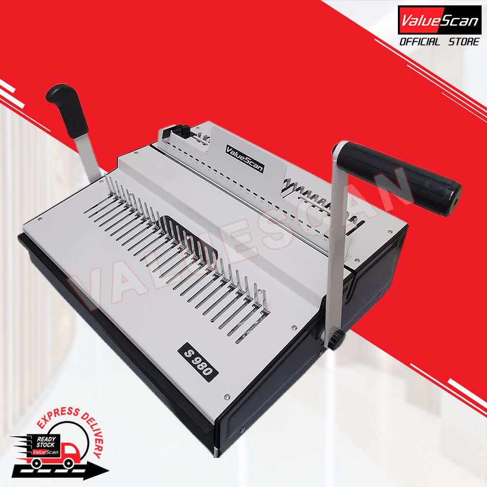 ValueScan YB-S980 Heavy Duty Comb Binding Machine