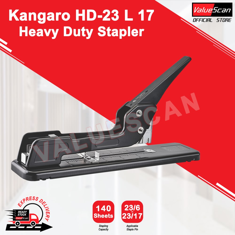KANGARO HD-23L17 Heavy Duty Stapler - 140 Sheets