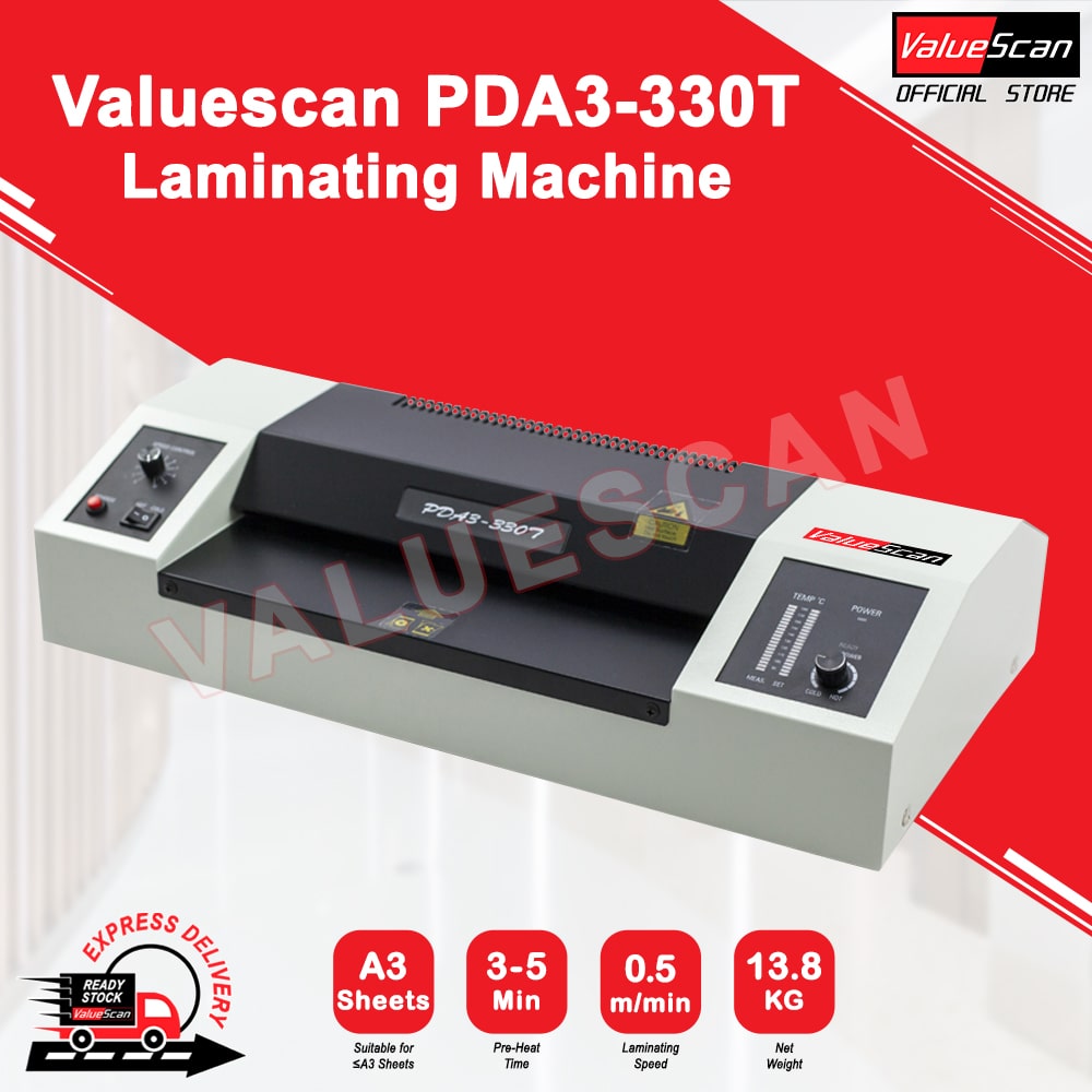 ValueScan PDA3-330T A3 Laminate / Laminator / Laminating Machine