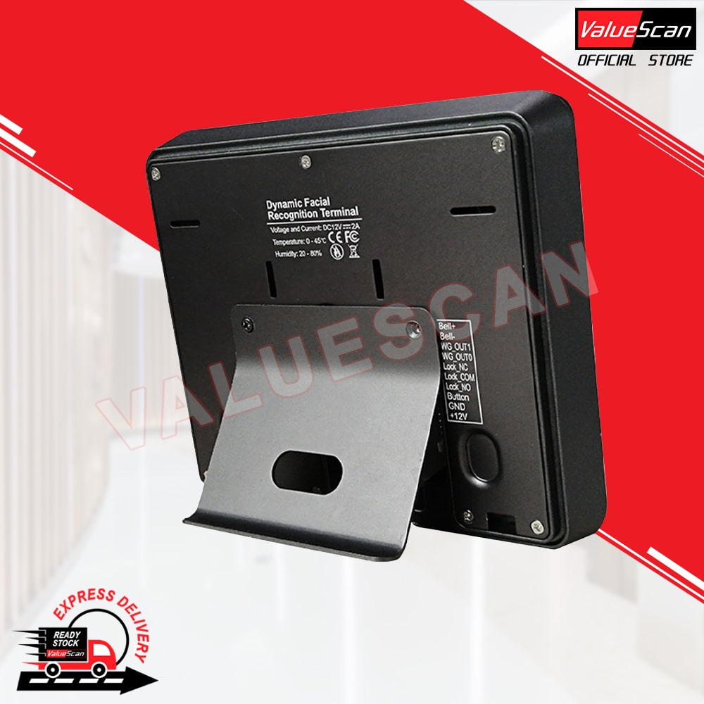 ValueScan AI-05 Face Scan Face Recognition Time Attendance / Time Recorder System-IP65 Waterproof Design