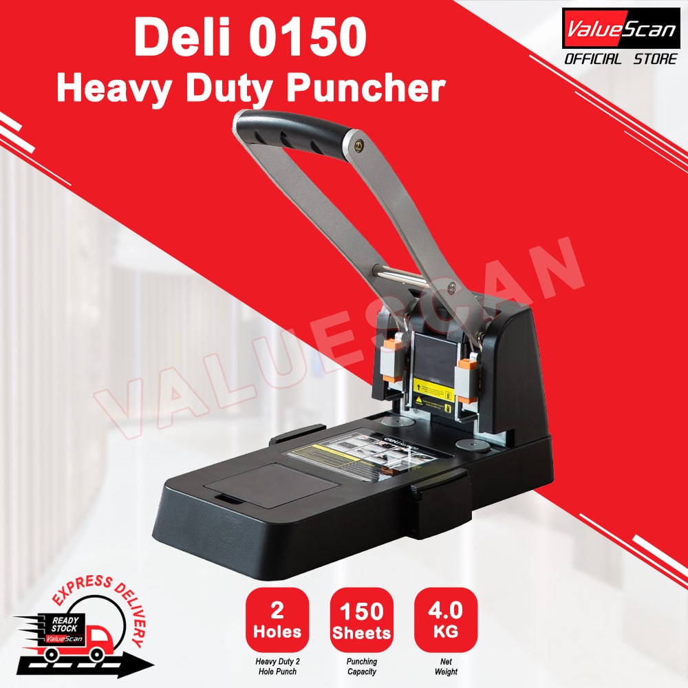Deli 0150 Heavy Duty 2 Hole Puncher