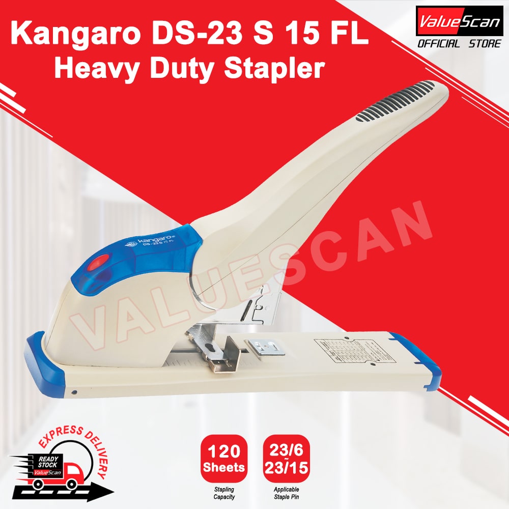KANGARO DS-23S15 FL Heavy Duty Stapler - 120 Sheets