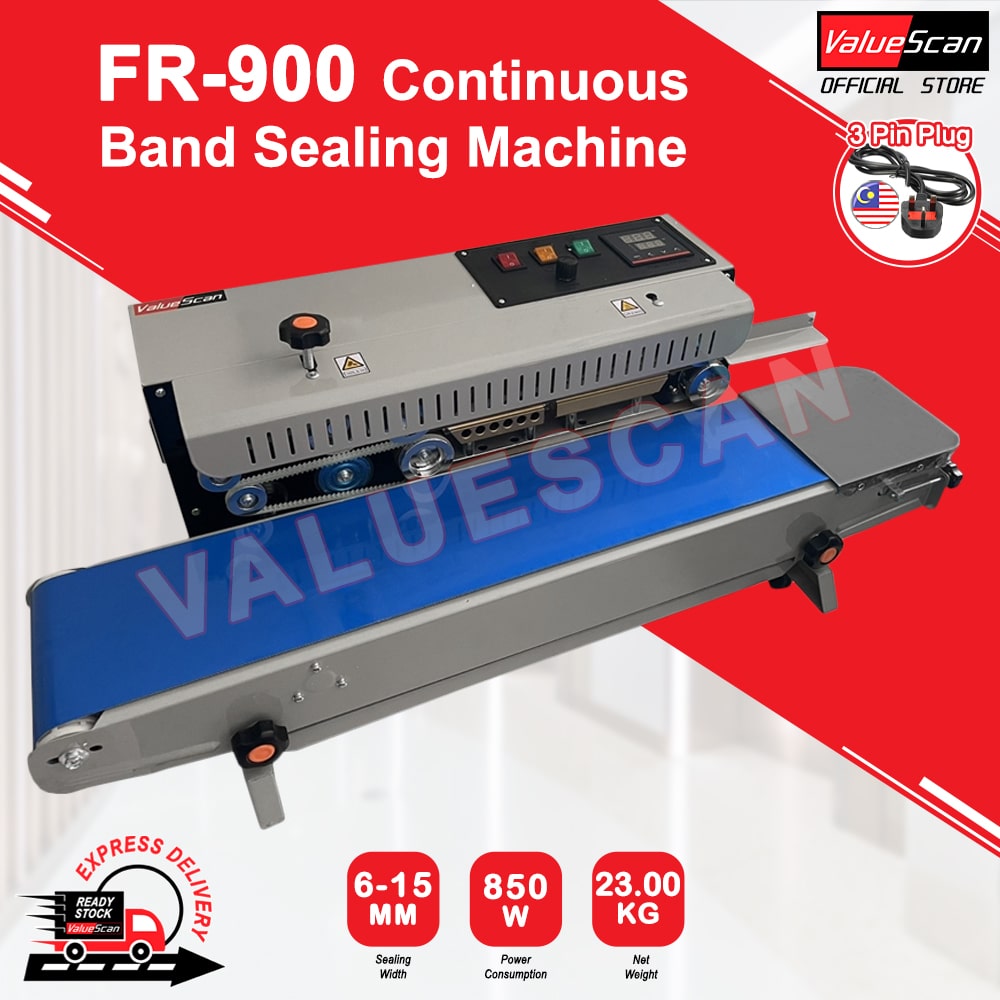 Valuescan FR-900 Continuous Band Sealer / FR 900 , FKR-900 , FKR 900 Automatic Continues Sealing Machine