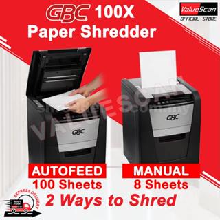 GBC 100X Paper Shredder / Shredding Machine