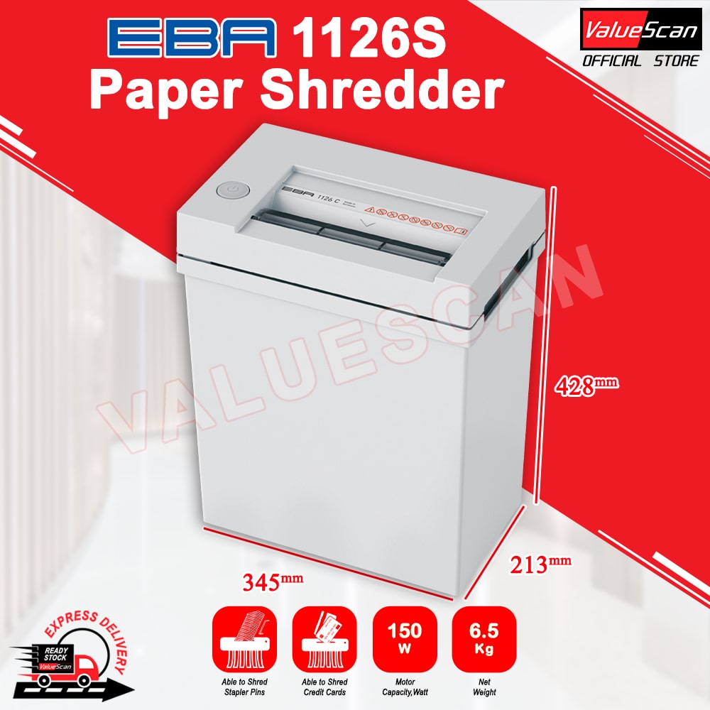 EBA 1126S Shredder Machine