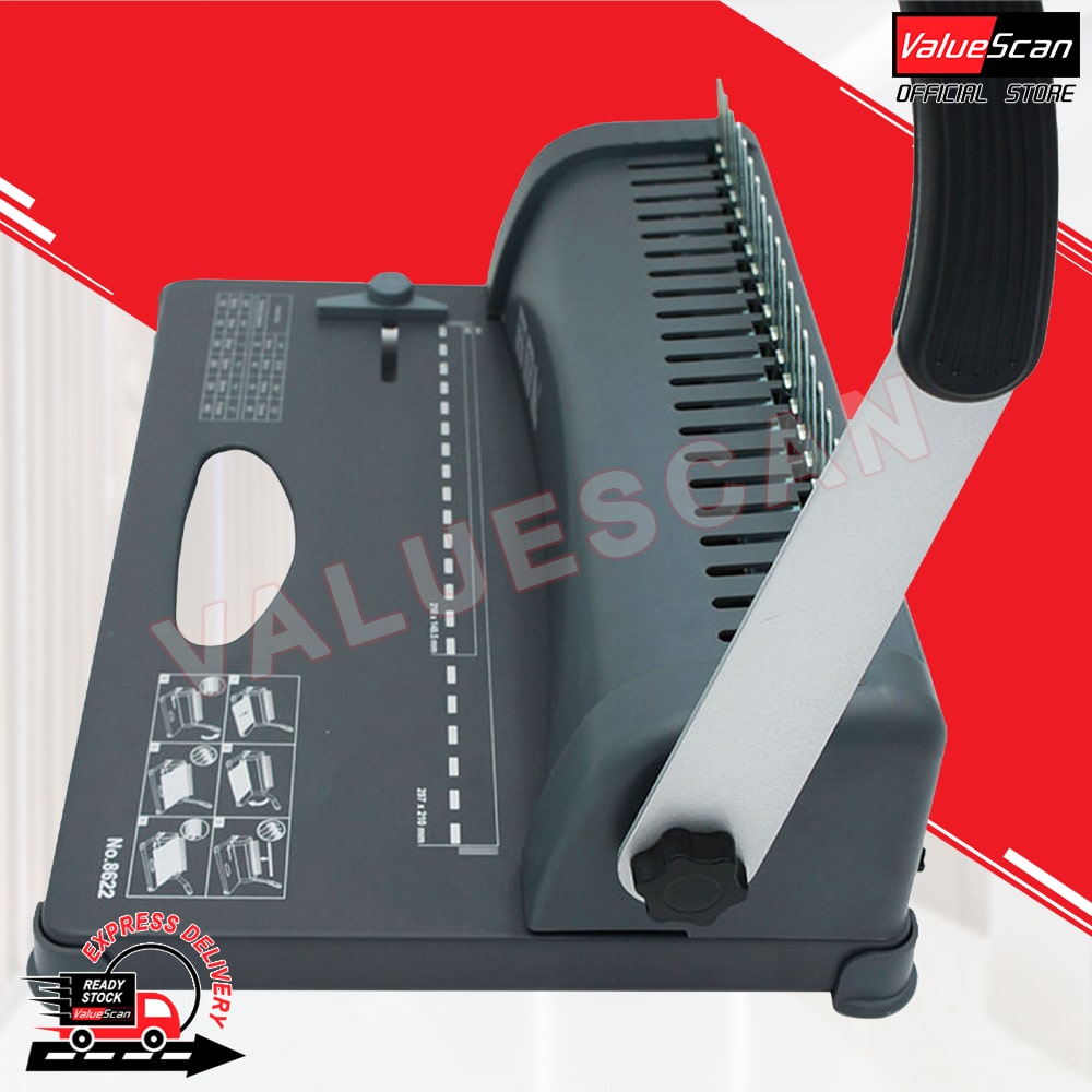 ValueScan Bright Office-8622 A4 Manual Comb Binder