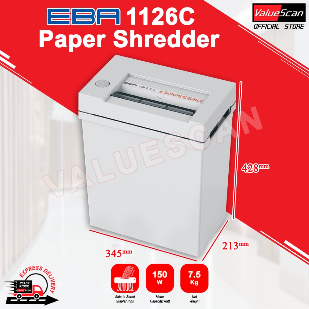 EBA 1126C Shredder Machine