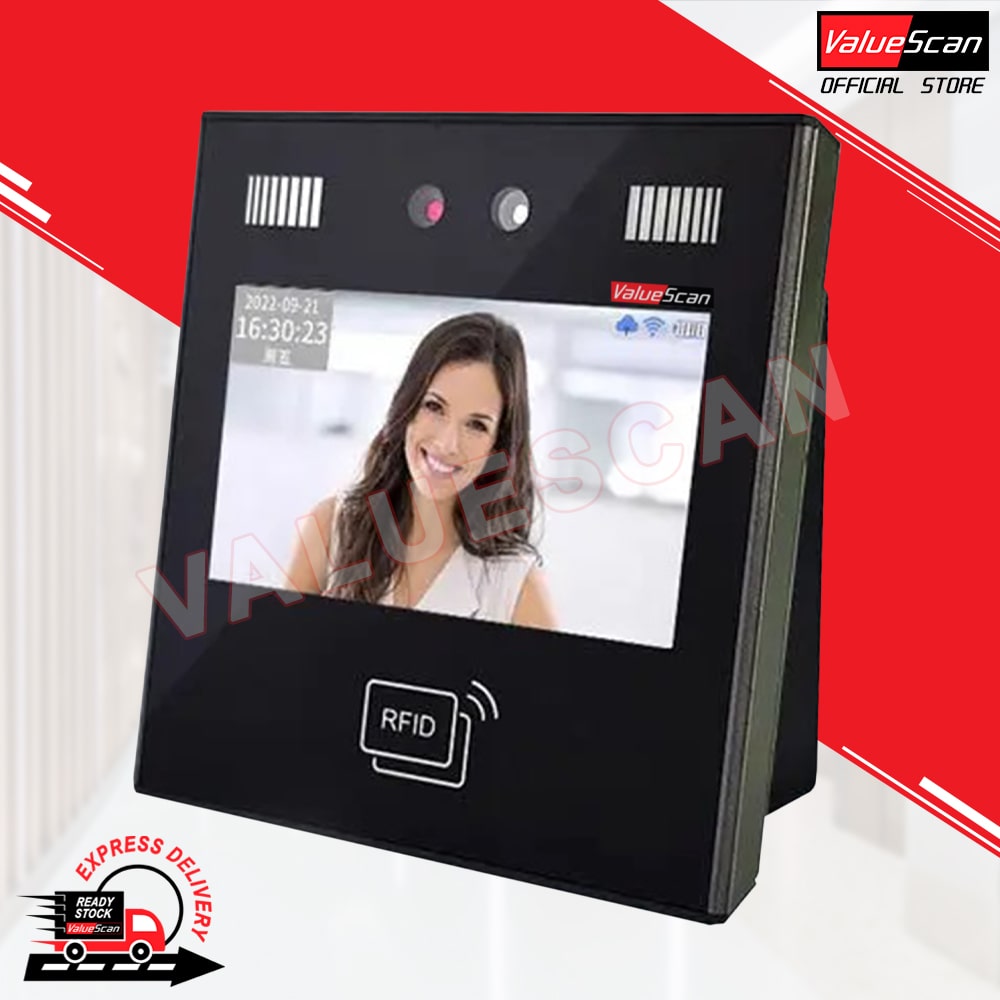 Valuescan AI-11 Dynamic Face scan Time Attendance Machine Face Recognition & Fingerprint Time Attendance Time Recorder System