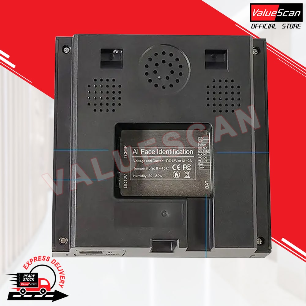 Valuescan AI-11 Dynamic Face scan Time Attendance Machine Face Recognition & Fingerprint Time Attendance Time Recorder System