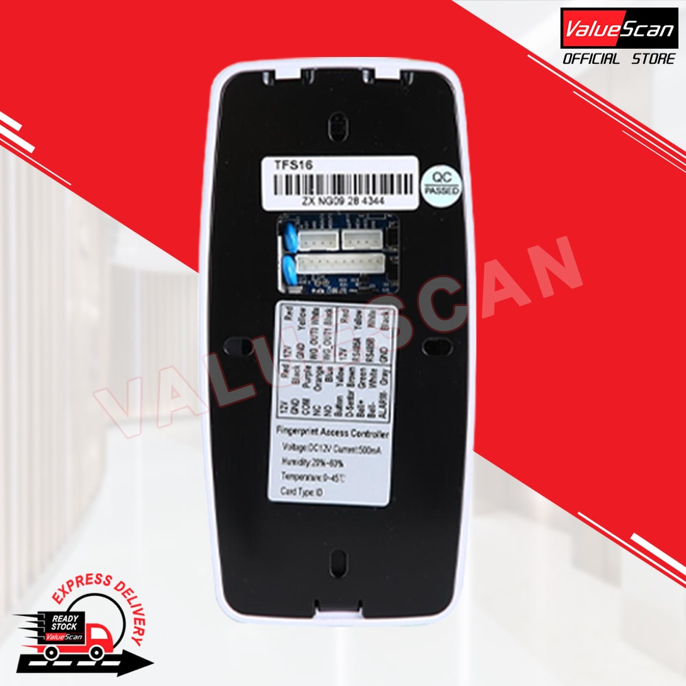 ValueScan FDA-22 Fingerprint Door Access Control System & Attendance Terminal