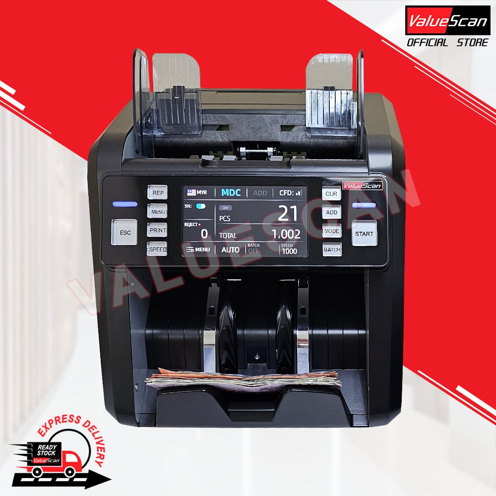 ValueScan NC-M1600 Mix Notes Counting Multi Currency Bank Notes Bill Money Counter