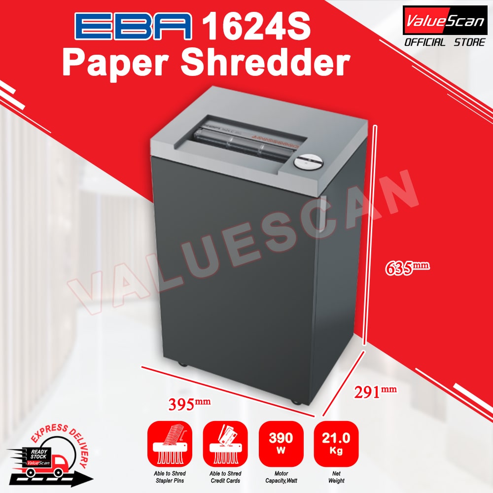 EBA 1624S Paper Shredder Machine