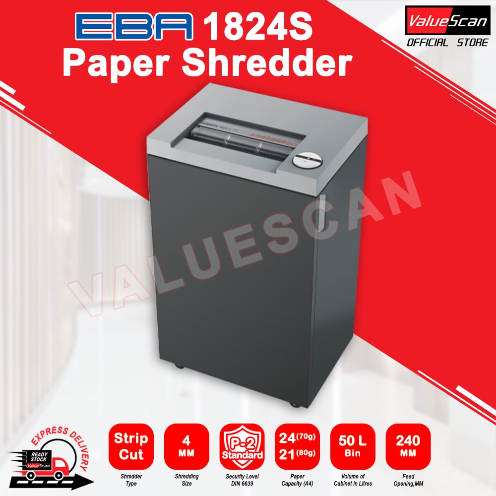 EBA 1824S Paper Shredder Machine