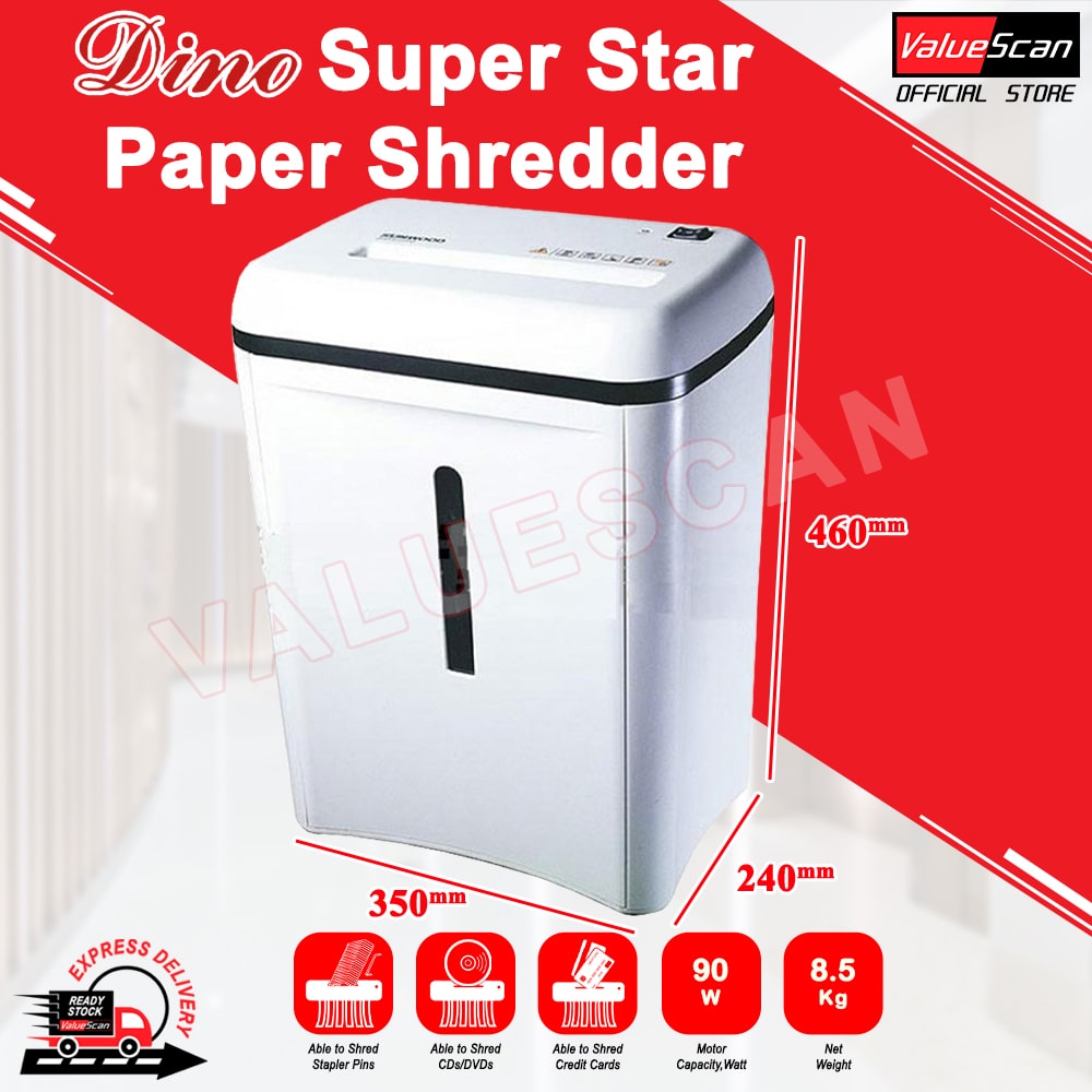 Dino Super Star Paper Shredder