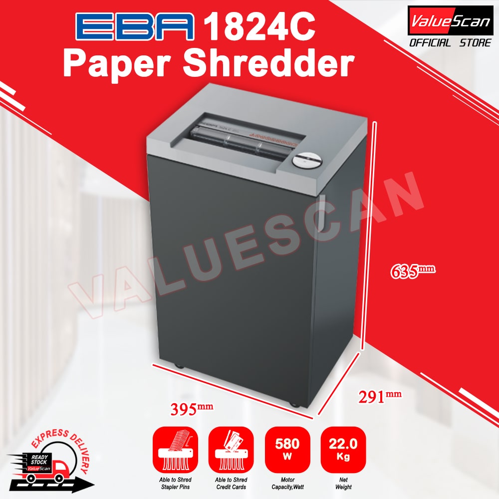 EBA 1824C Paper Shredder Machine