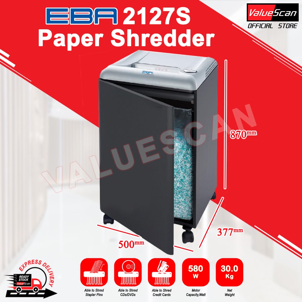 EBA 2127S Paper Shredder Machine