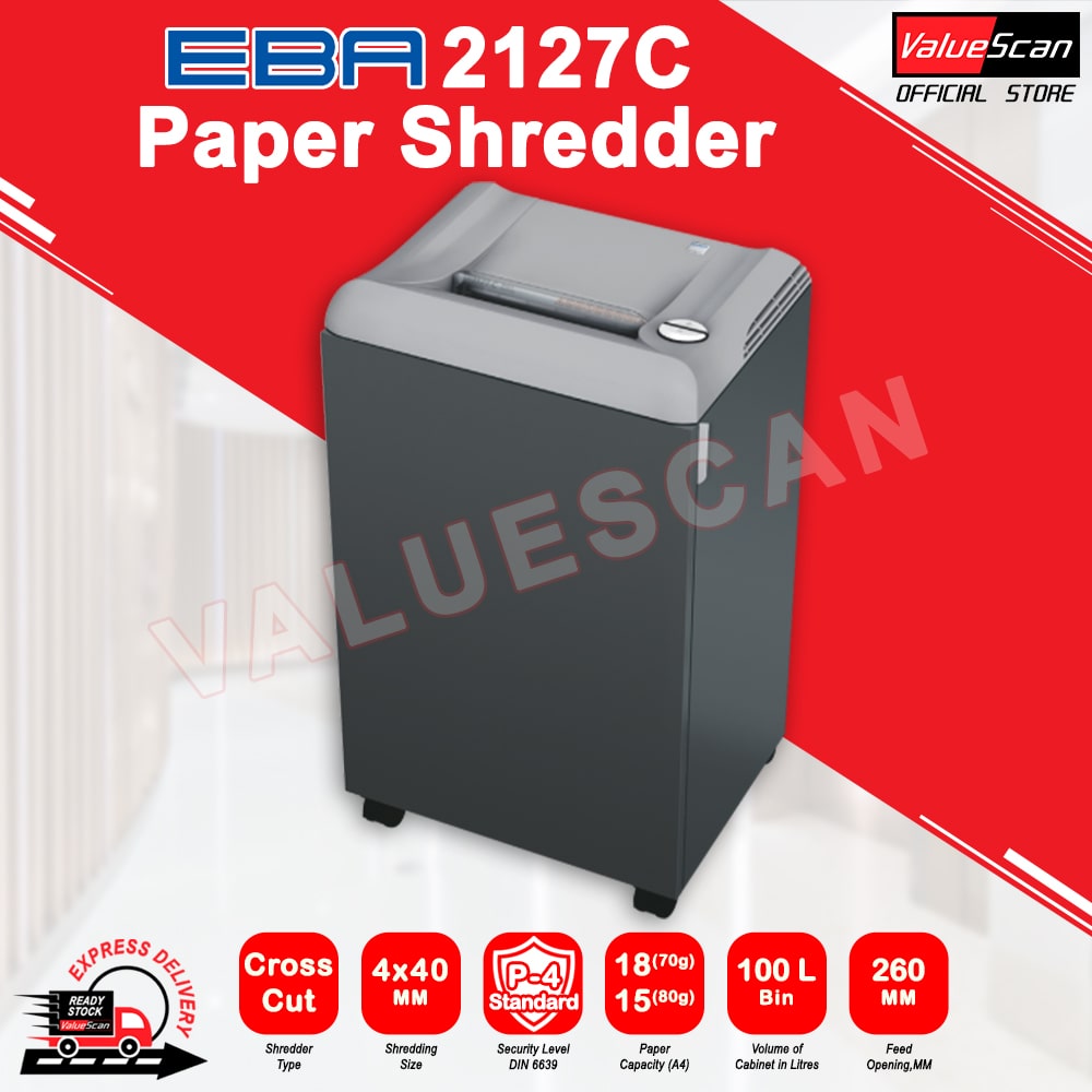 EBA 2127C Paper Shredder Machine