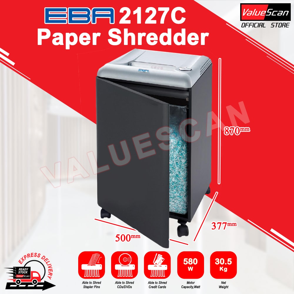 EBA 2127C Paper Shredder Machine