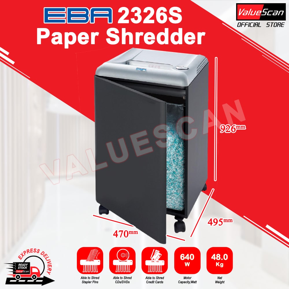EBA 2326S Paper Shredder Machine