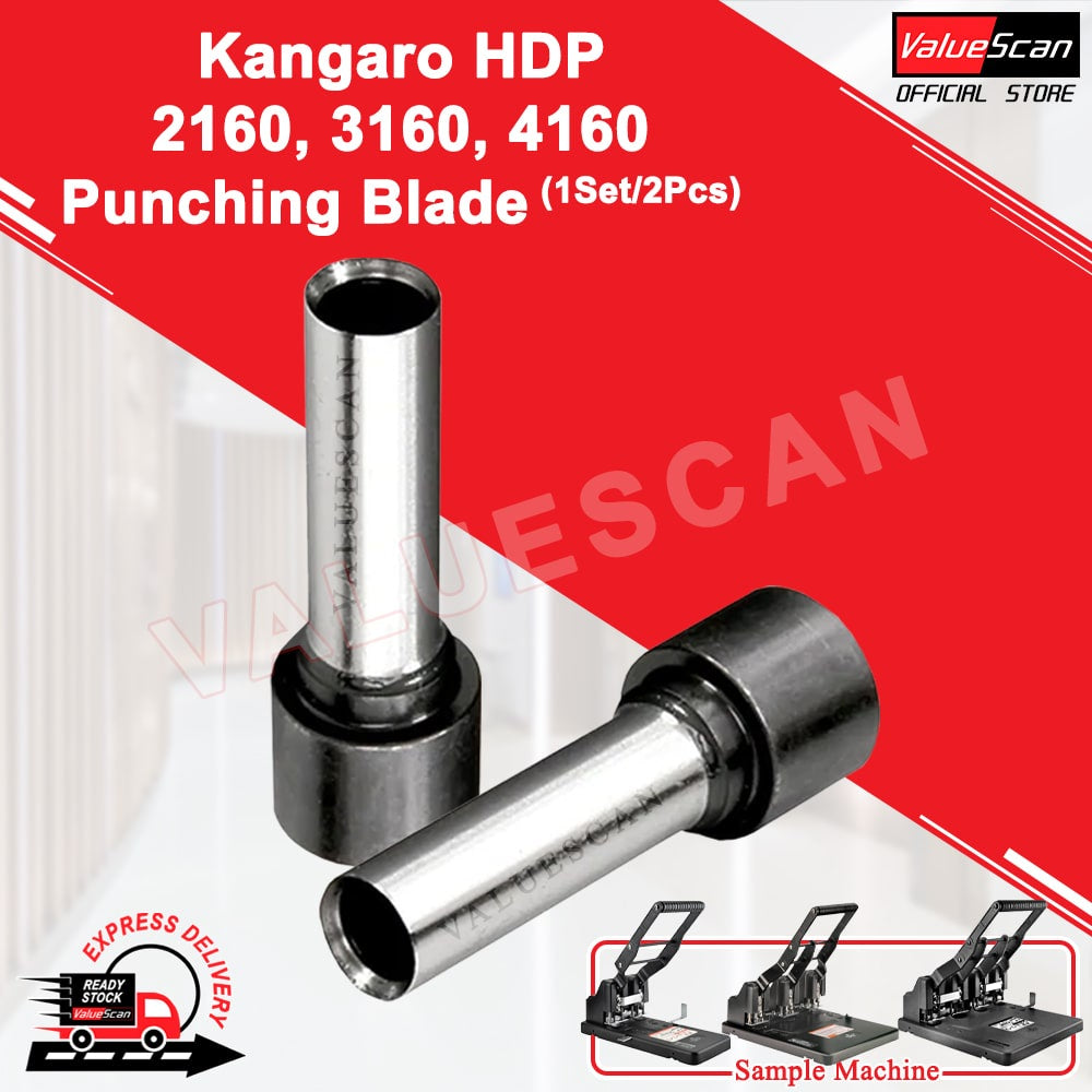 Kangaro HDP 2160, 3160, 4160 Heavy Duty Puncher 6mm Blade (1 Set / 2 Pcs)