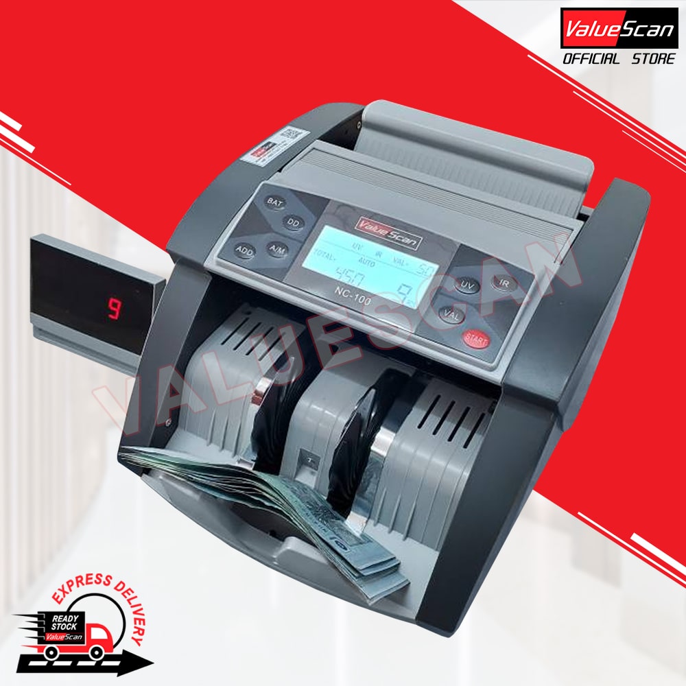 ValueScan NC-100 V2 Money Bank Note Counting Machine Money Bill Counter Machine