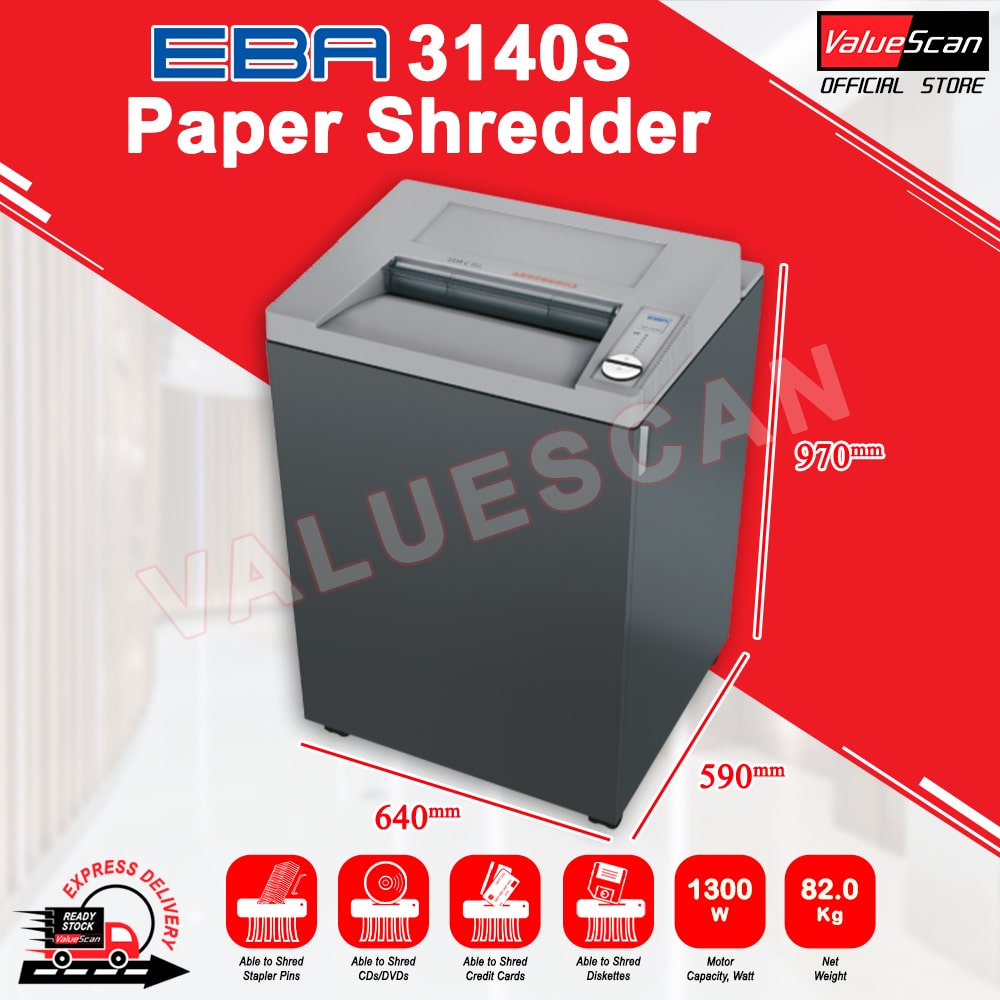 EBA 3140S Paper Shredder Machine