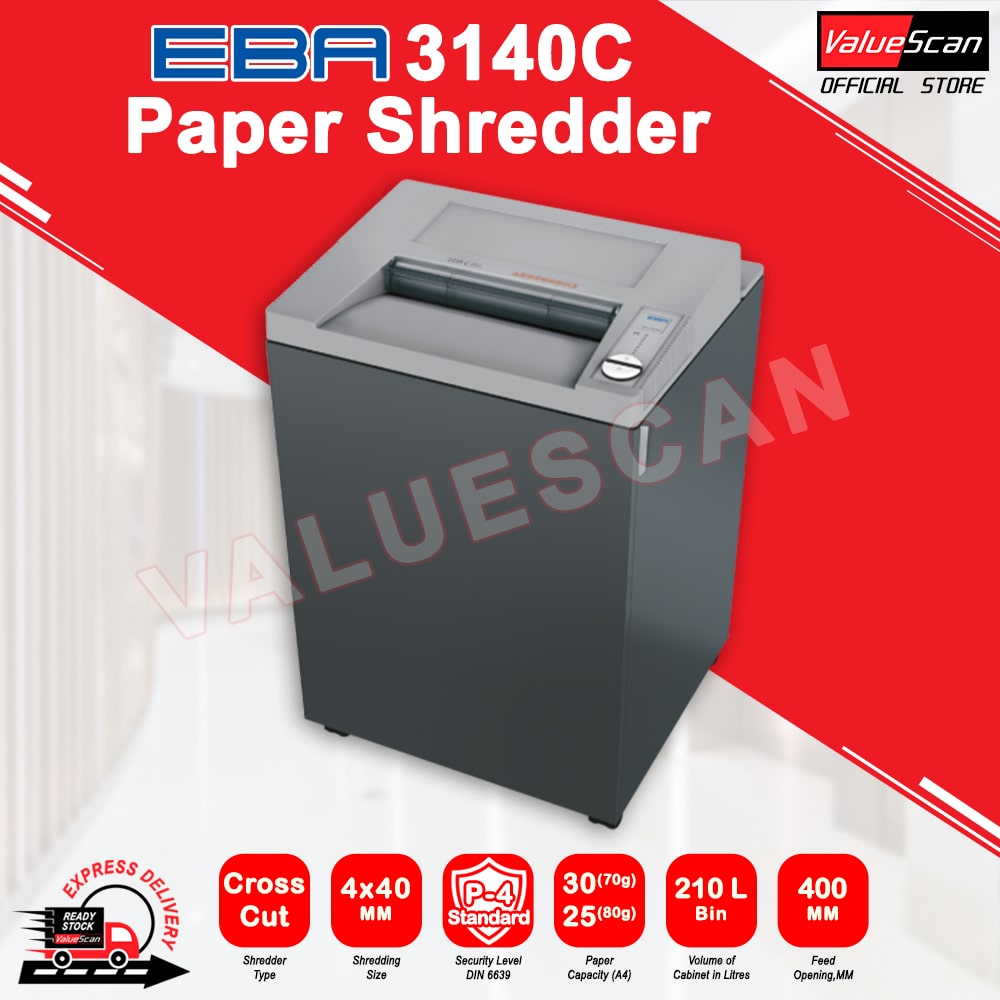 EBA 3140C Paper Shredder Machine