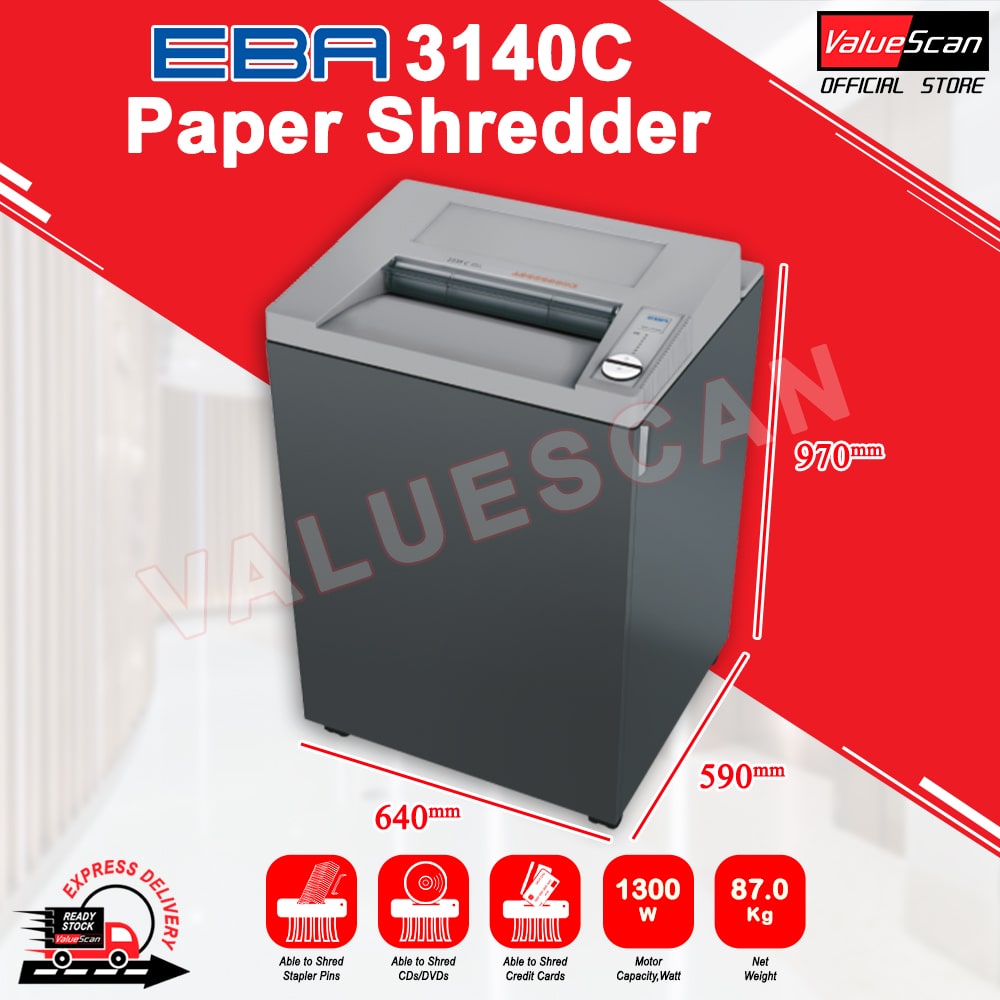 EBA 3140C Paper Shredder Machine
