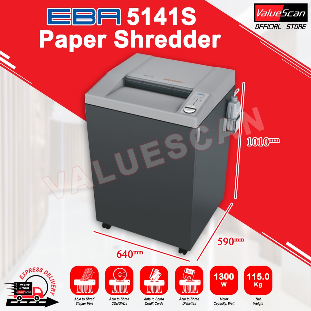 EBA 5141S Paper Shredder Machine