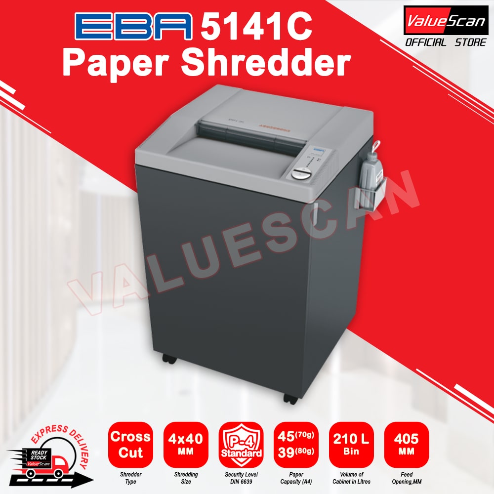 EBA 5141C Paper Shredder Machine