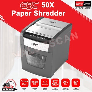 GBC 50X Paper Shredder / Shredding Machine