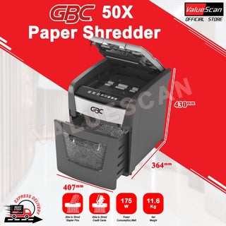 GBC 50X Paper Shredder / Shredding Machine