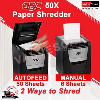 GBC 50X Paper Shredder / Shredding Machine