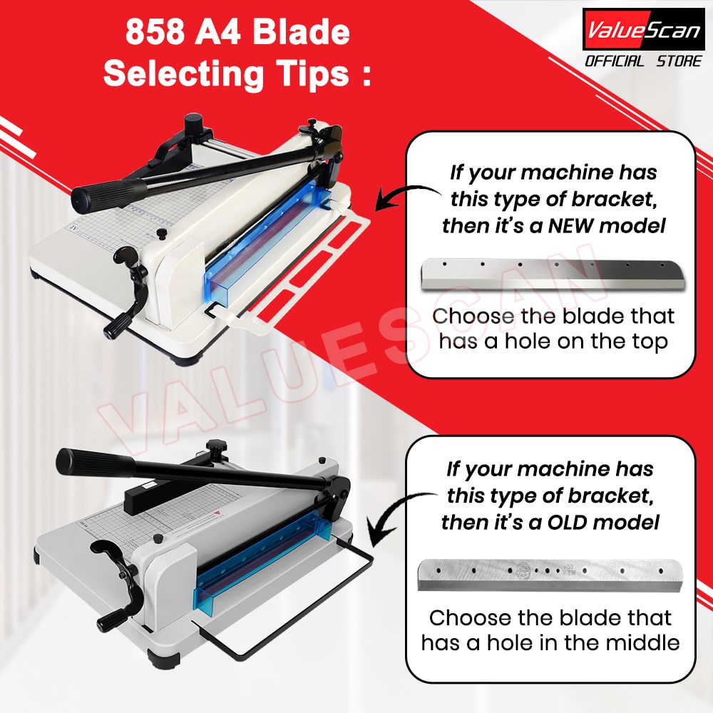 858 A4 / A3 Paper Cutter Blade