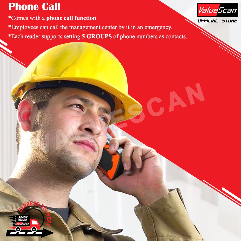 VGUARD by Valuescan 9000-4G Advance 4G Real-time Watchman Patrol Guard Tour Device