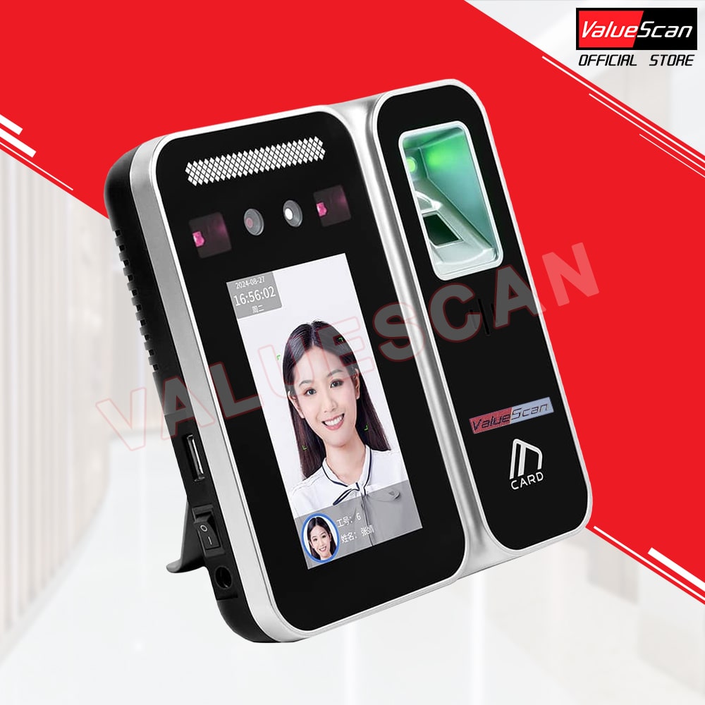 Valuescan AI01 AI Dynamic Face Recognition Time Attendance Machine Ai-01 Face Scan Machine