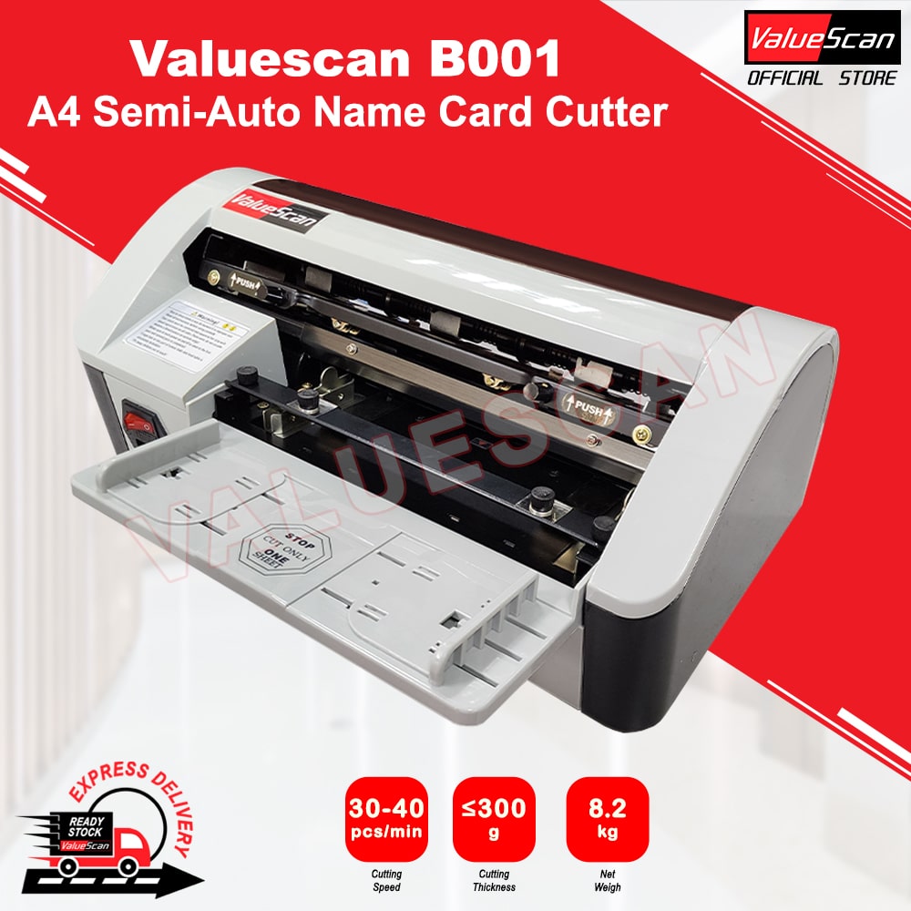 Valuescan B001 Semi-Automatic A4 Card Cutter / Business Card Cutter / Mesin A4 Memotong Kad