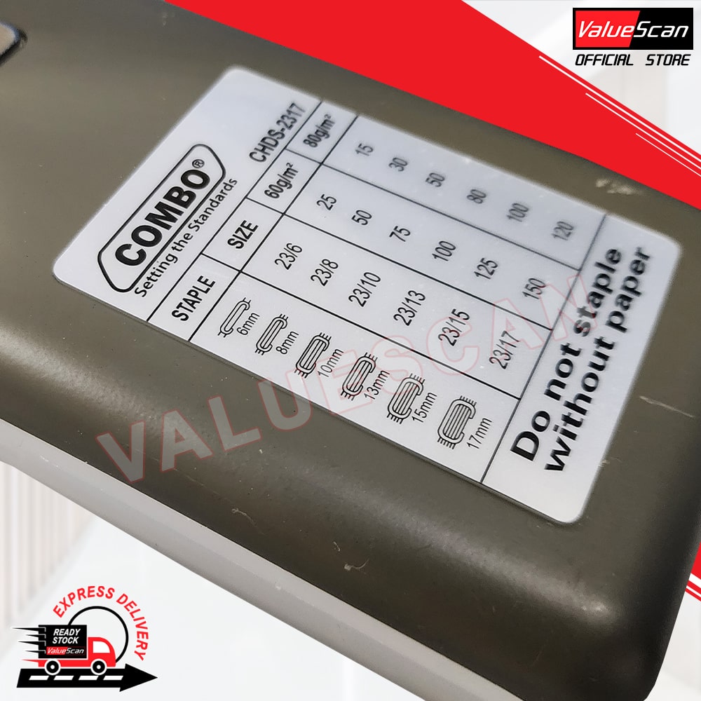 Valuescan CHDS-2317 Heavy Duty Stapler - 150 Sheets