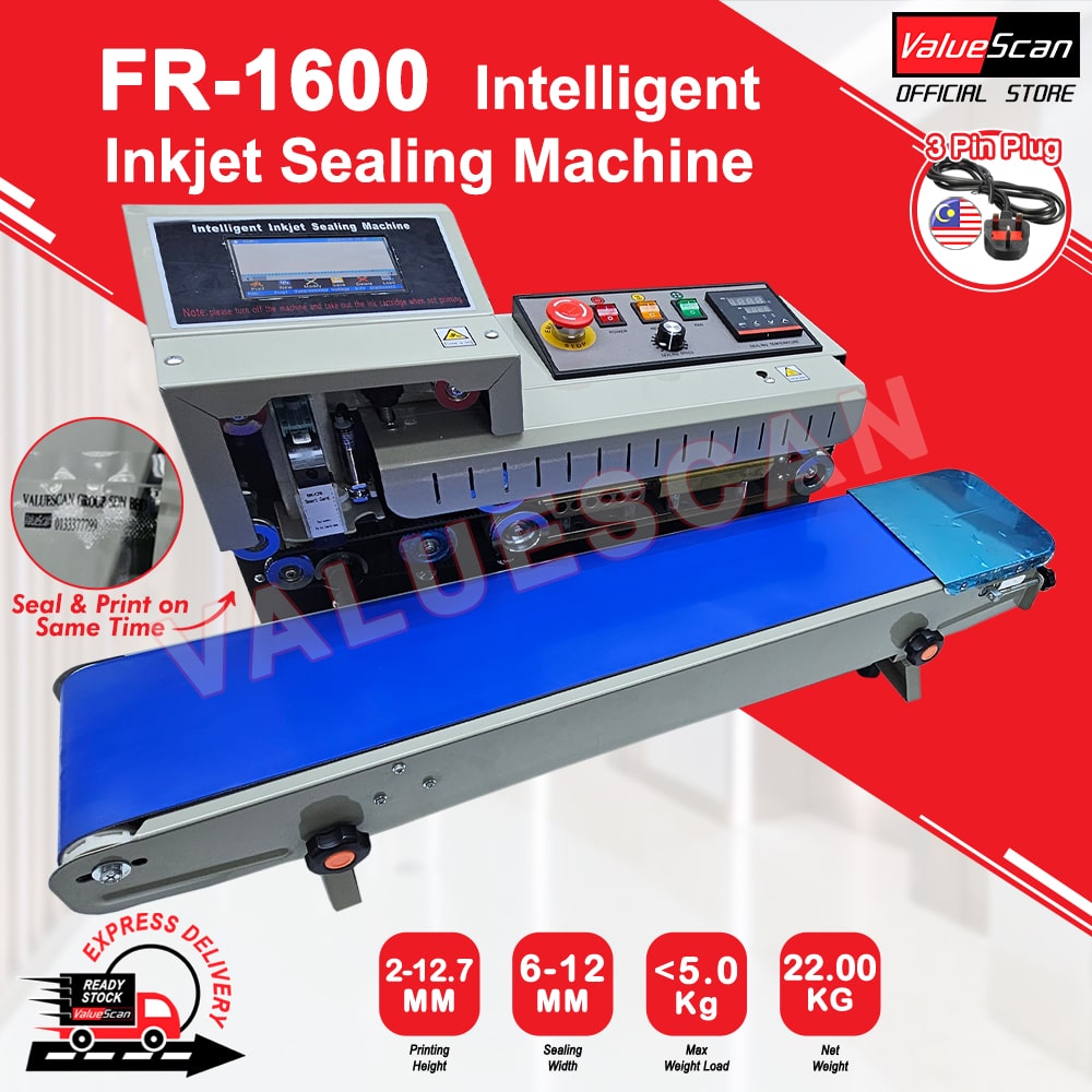 Valuescan FR-1600 Intelligent Inkjet Sealing Machine / FR 1600 , FKR-1600 , FKR 1600 Automatic Continues Sealing Machine