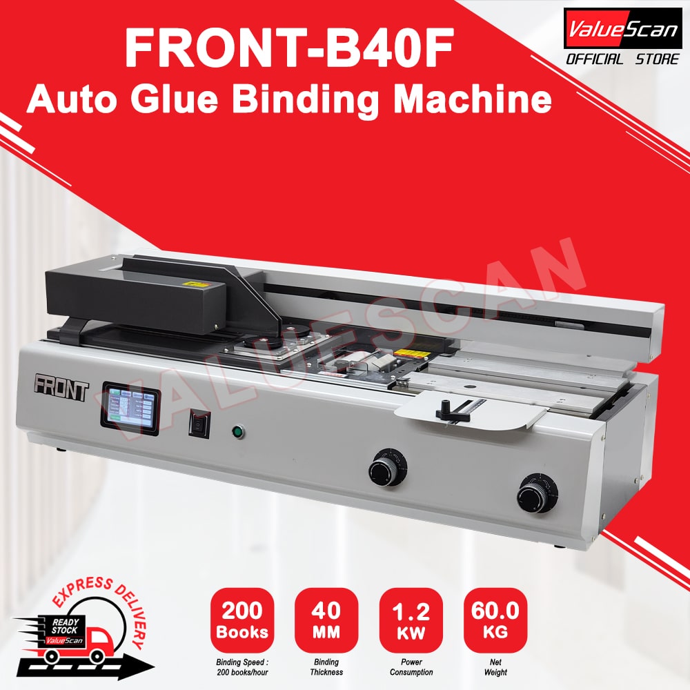 ValueScan FRONT - B40F Auto Glue Binder