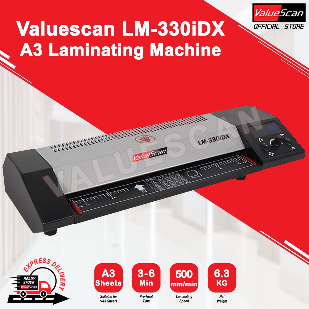 ValueScan LM-330iDX A3 Laminate / Laminator / Laminating Machine