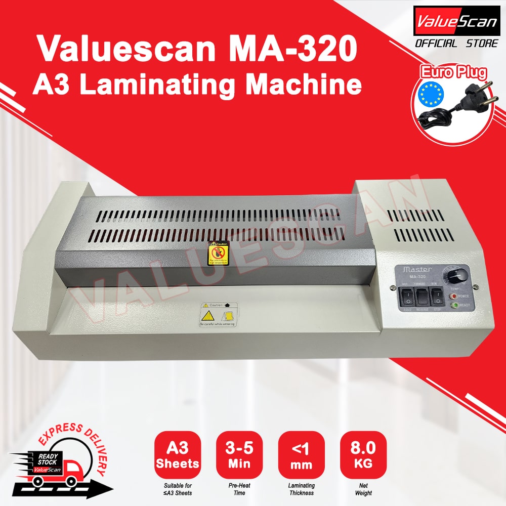 Valuescan MA-320 Master A3 Laminate / Laminator / Laminating Machine